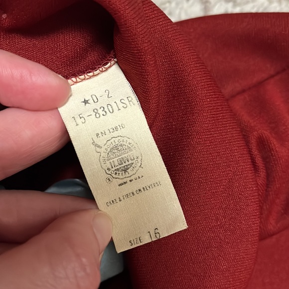 Vintage Red Dress - Picture 2 of 3